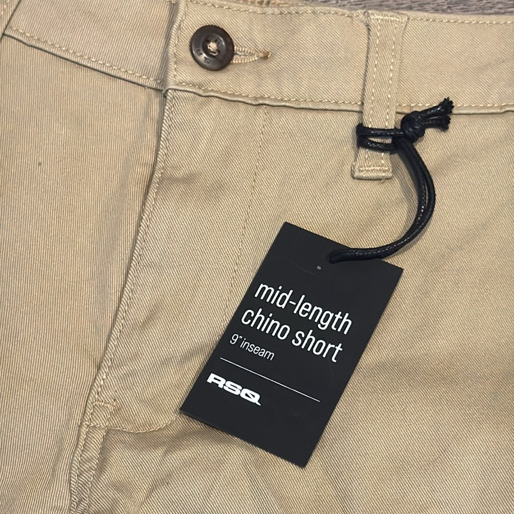 RSQ Mid-Length Chino Size 29 Shorts New With Tags - Picture 2 of 4
